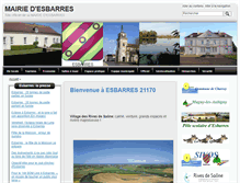 Tablet Screenshot of mairie-esbarres.fr